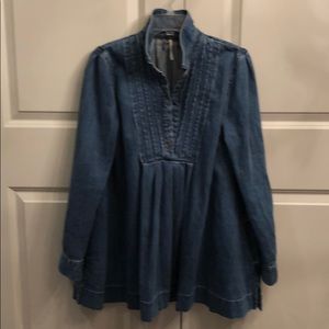 Free People denim dress size S